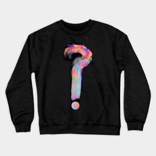 Psychedelic Tipper Question Mark Crewneck Sweatshirt